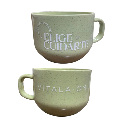 Taza “Elige cuidarte” – Vitala OM
