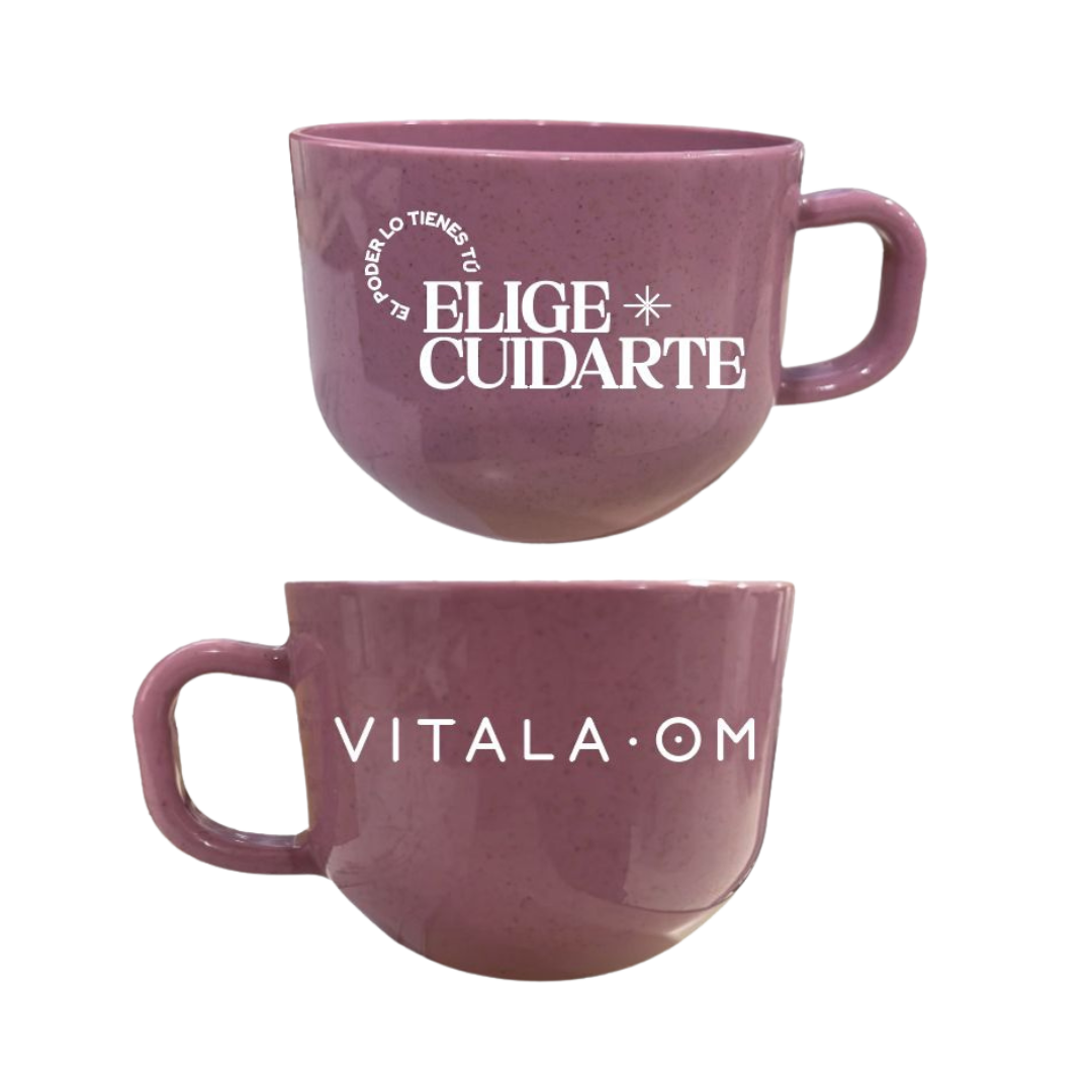 Taza “Elige cuidarte” – Vitala OM
