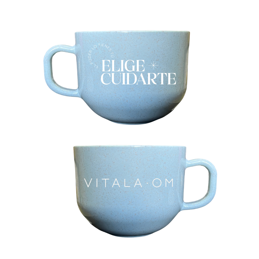 Taza “Elige cuidarte” – Vitala OM